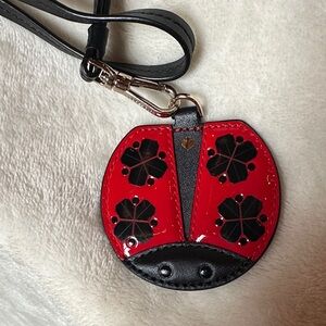 kate spade Red and Black Ladybug Phone Charm Case